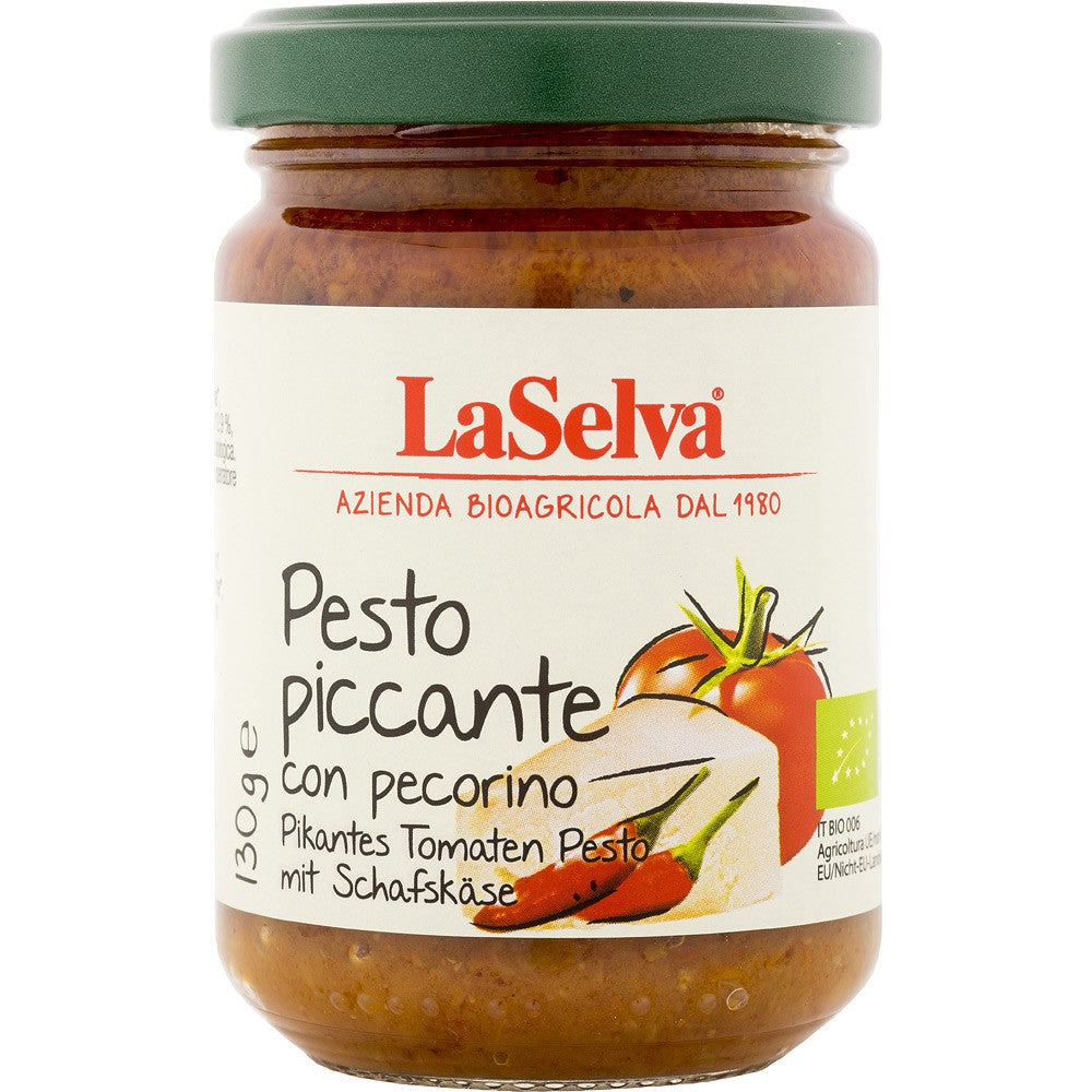 Pesto picant rosii si Pecorino 130g LaSelva - Verlin