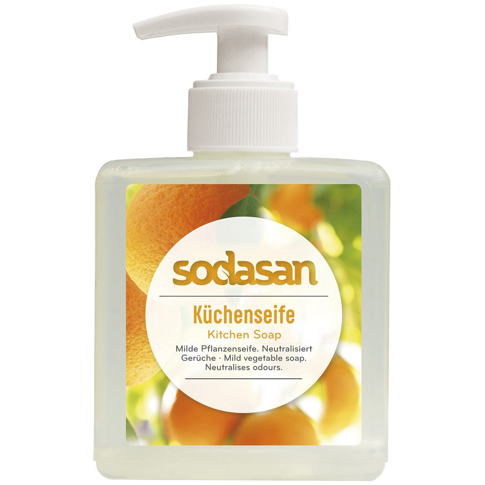 Sapun pentru bucatarie, 300ml, sodasanSapun lichid bucatarie scos mirosuri degresat maini, 300ml, sodasan
