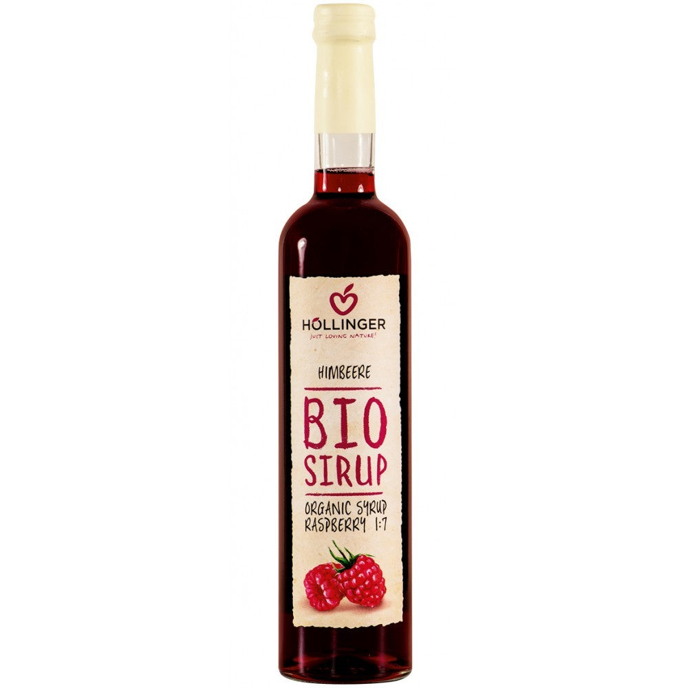 Sirop bio de zmeura 500ml Hollinger