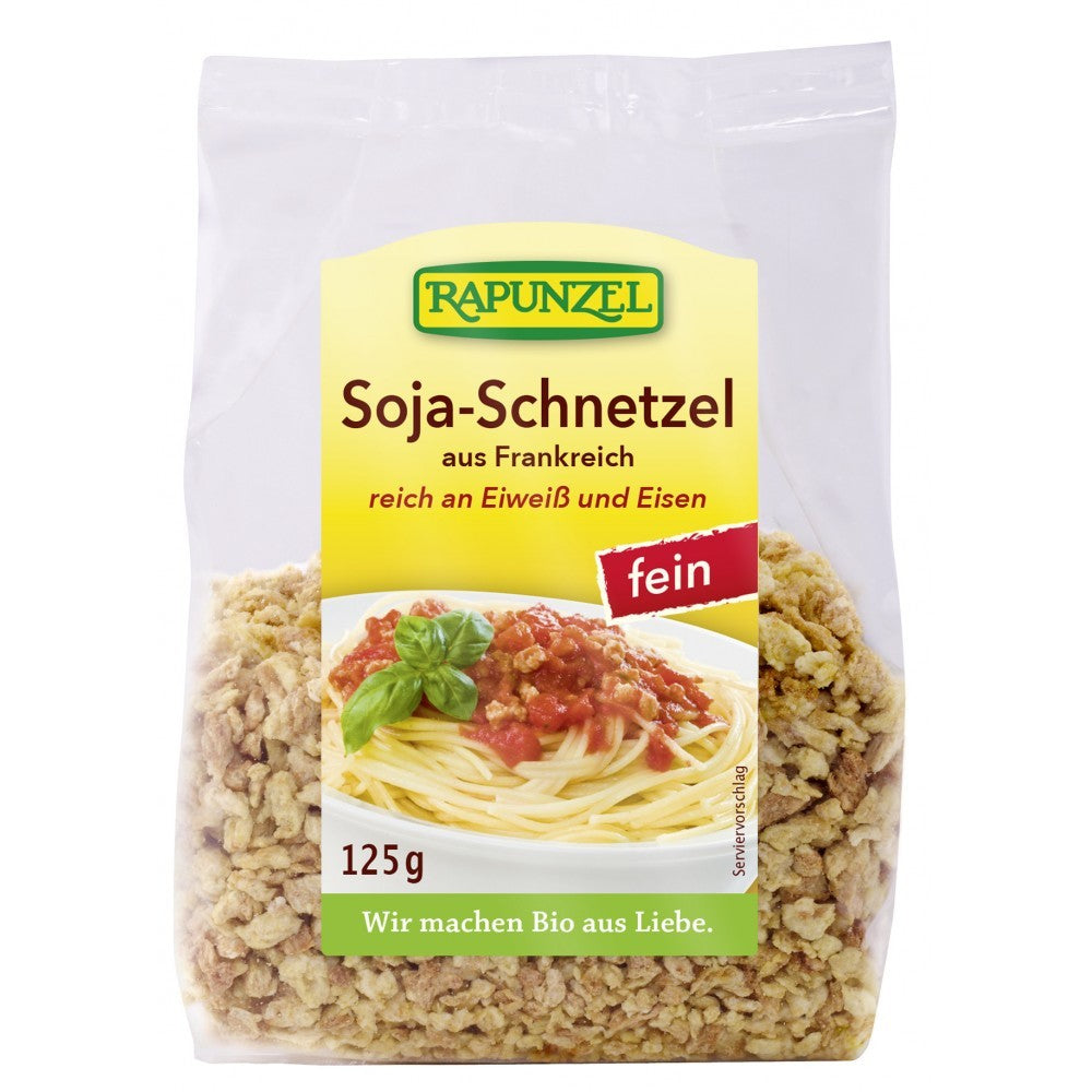Soia fina bucati bio 125g Rapunzel Bucatile fine de soia bio