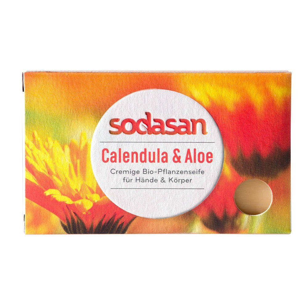 Sapun crema galbenele si aloe 100g sodasan - Verlin