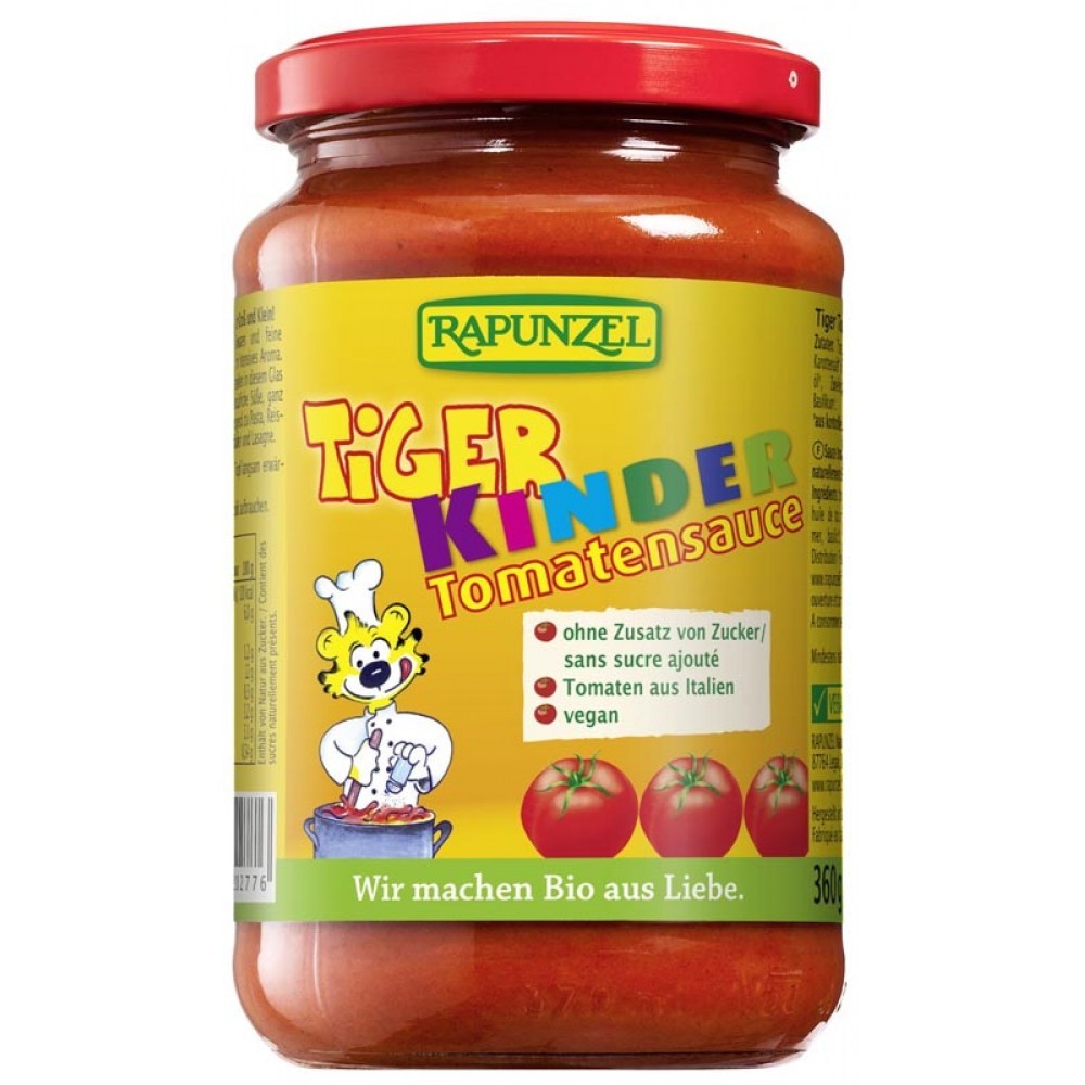 Sos bio tomate Tiger 360g Rapunzel - Verlin