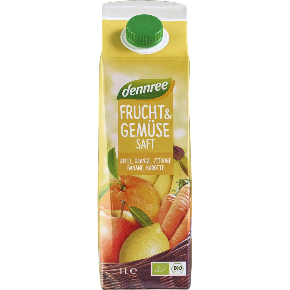 Suc galben fructe si legume 1L Dennree - Verlin