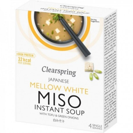 Supa Instant Miso Alb Tofu 40g Clearspring - Verlin