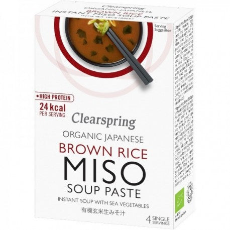 Supa Instant Miso Eco 60g Clearspring - Verlin