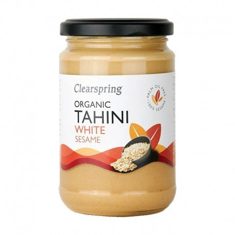 Tahina de Susan Alb Bio 280g Clearspring Tahini alb obtinut din cele