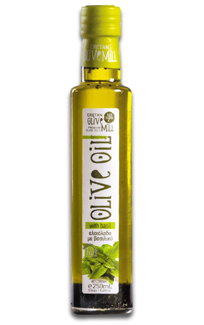 Ulei masline extravirgin aromatizat busuioc 250ml govinda - Verlin