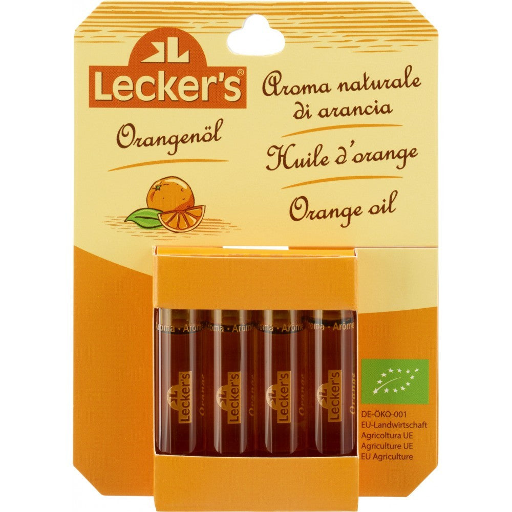 Ulei portocale bio 4x2ml Leckers - Verlin