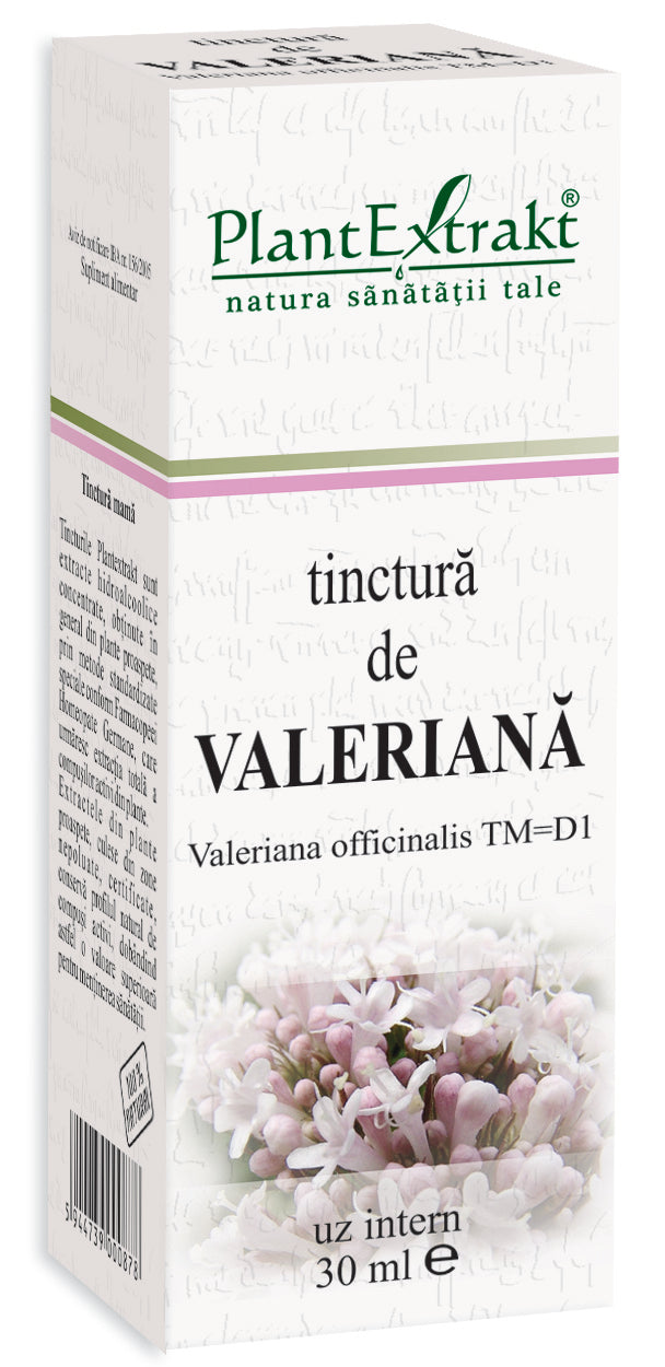 Tinctura de valeriana, 30 ml, plantextrakt