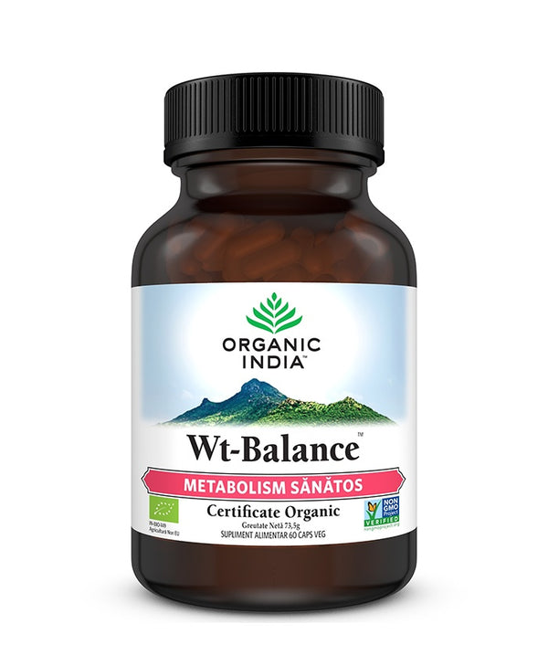  Wt-balance™ - metabolism sanatos, 60 capsule vegetale, organic india