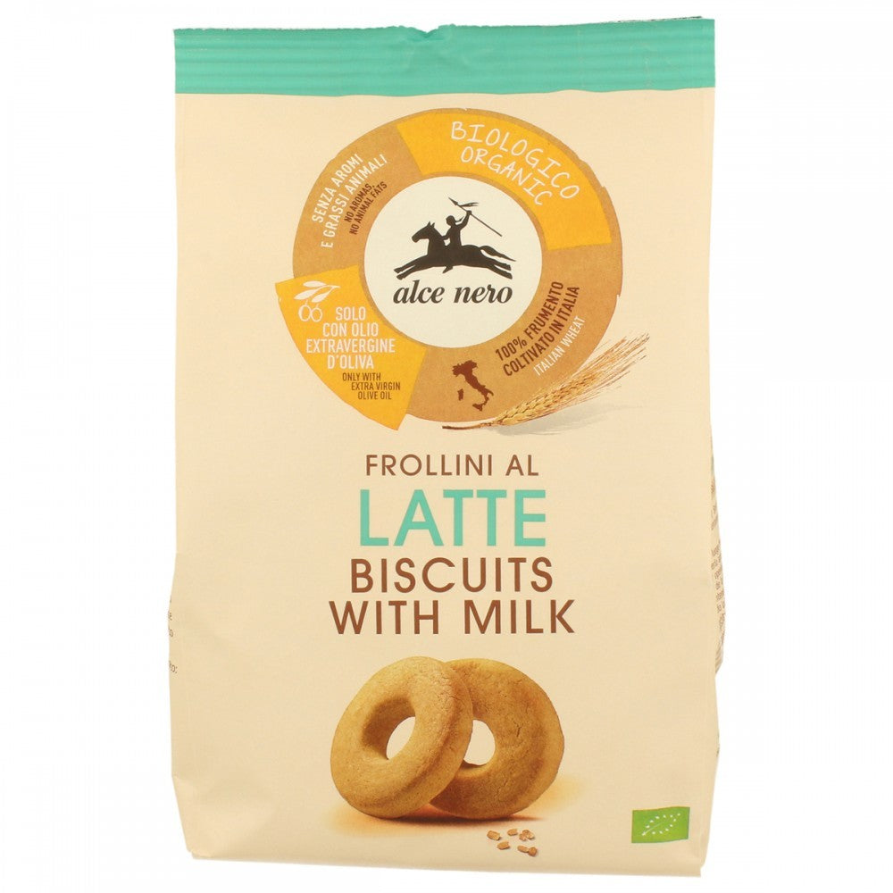 Biscuiti fragezi cu lapte, 250g, alce nero