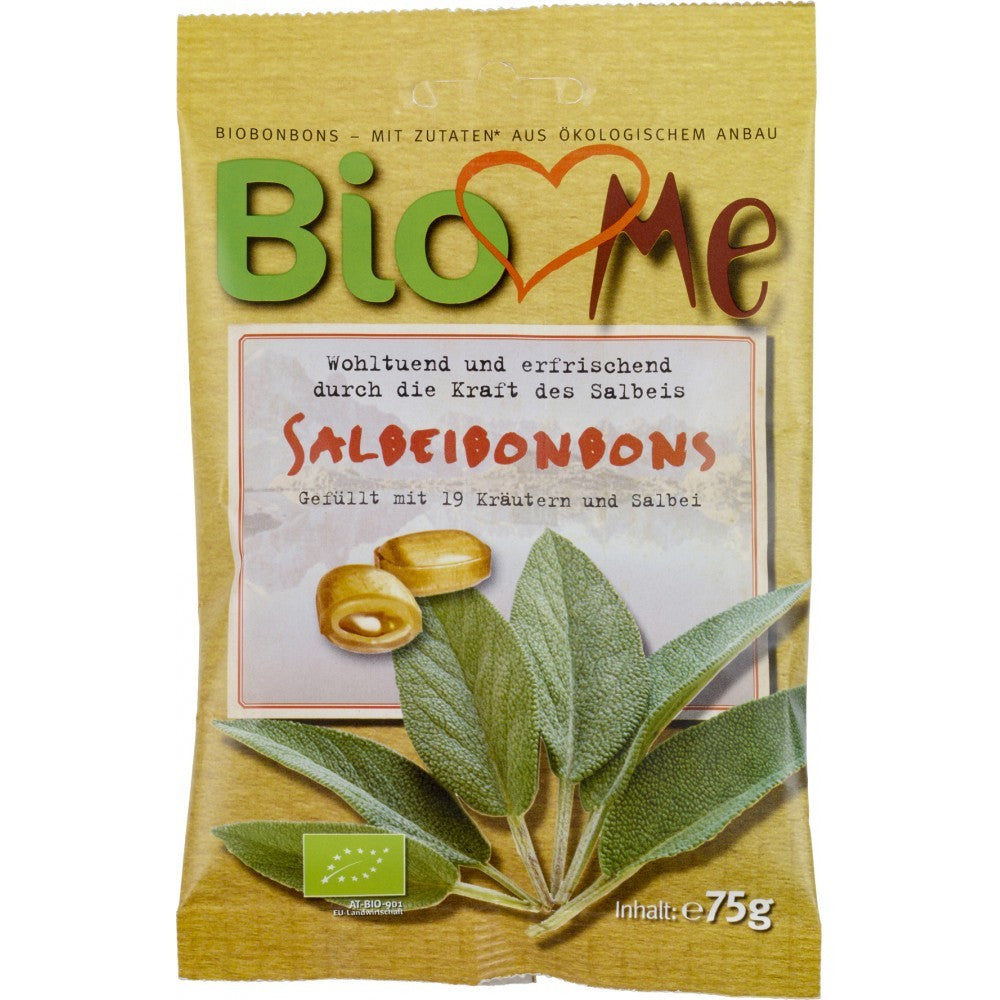 Bomboane cu salvie bio 75g BIO Loves Me