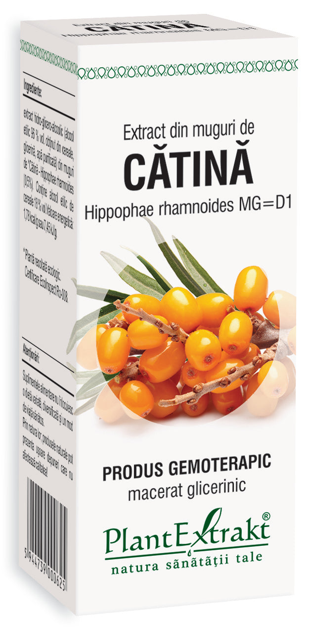 Extract din muguri de cătină, 50 ml, plantextrakt