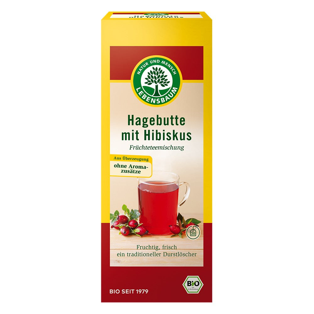 Ceai de macese si hibiscus bio 50g Lebensbaum