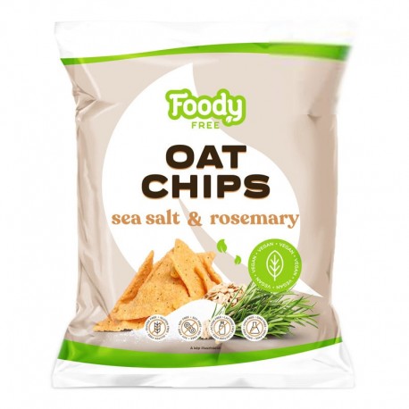 Chips cu Ovaz Sare de mare si Rozmarin 50g Foody Free
