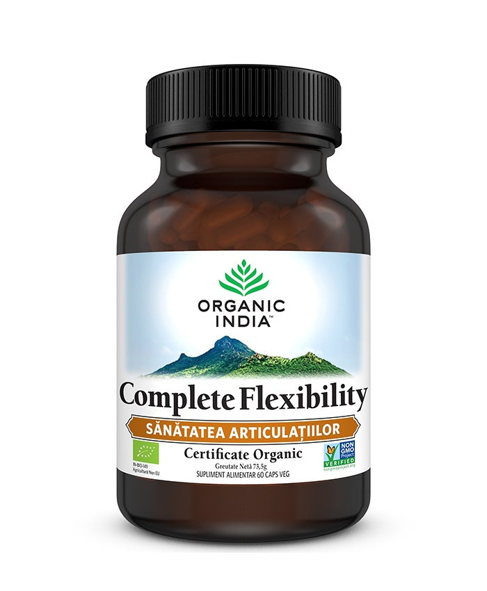 Complete Flexibility Organic India, 60 capsule vegetale, sănătatea articulațiilor.