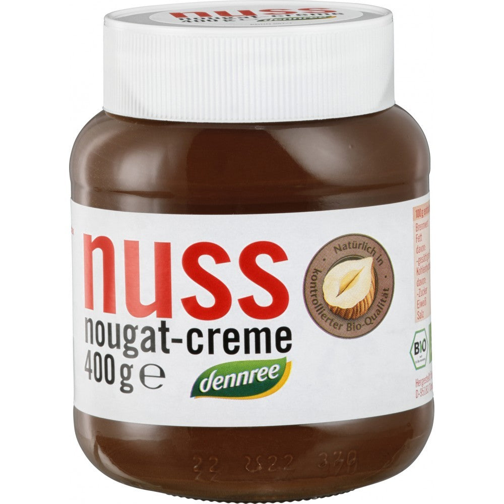 Crema de ciocolata cu alune Nuss-Nougat 400g Dennree