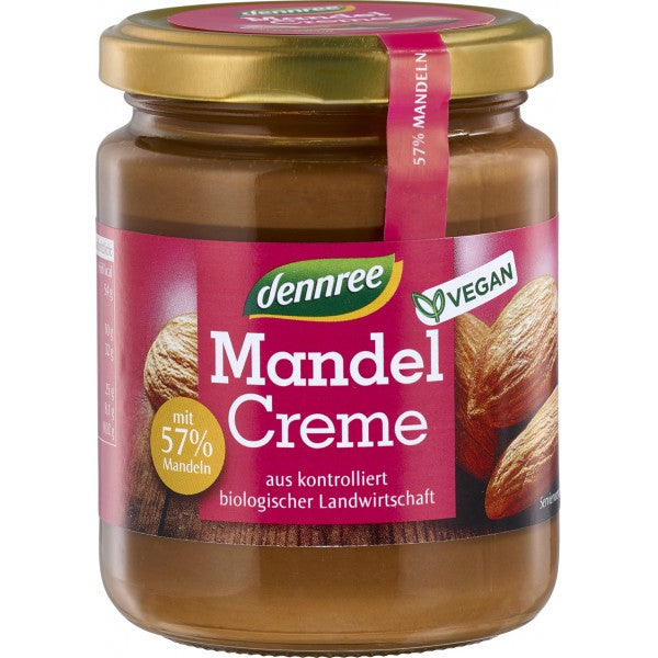 Crema de migdale bio vegana, 250g, dennree