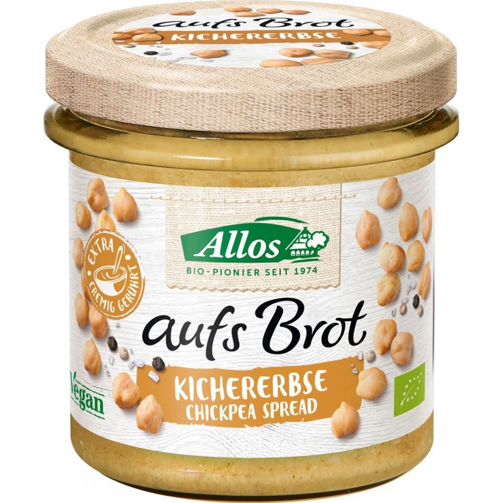 Crema tartinabila cu naut bio, 140g, allos