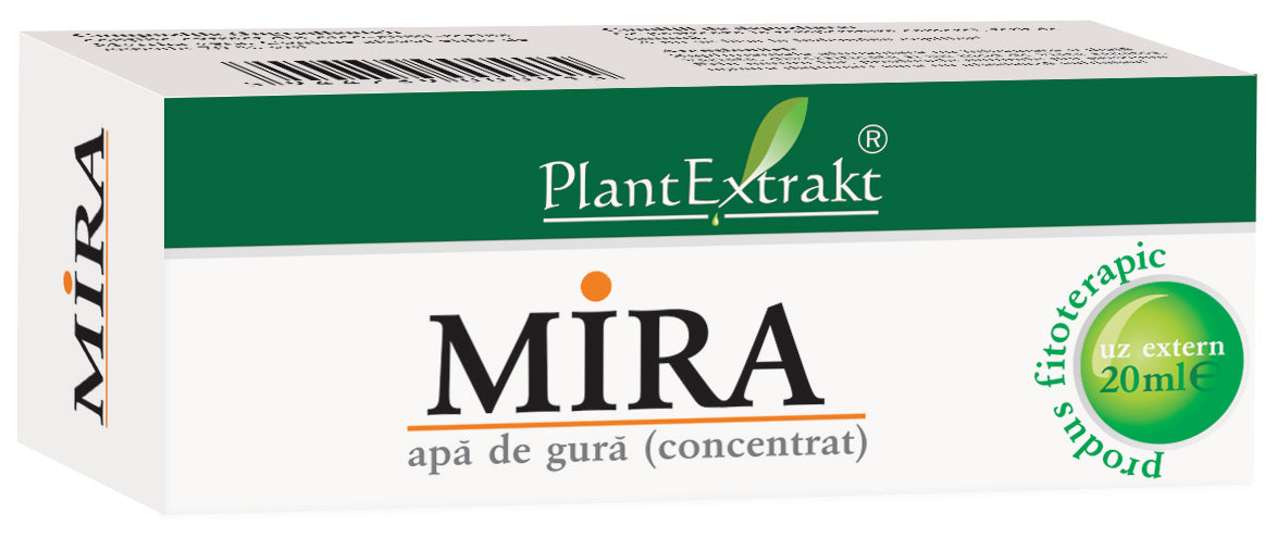 Apă de gură - mira, 20 ml, plantextrakt
