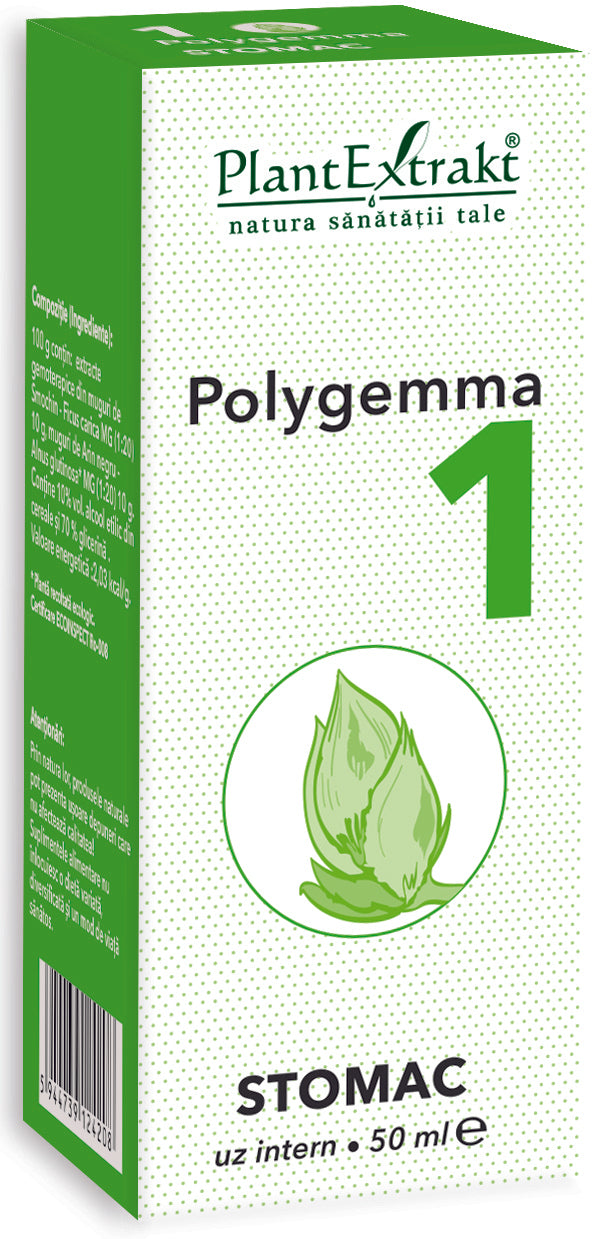 Polygemma 1, stomac, 50 ml, plantextrakt