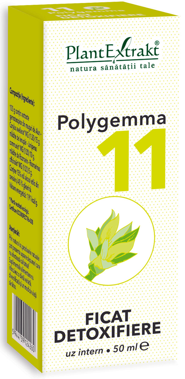 Polygemma 11 ficat detoxifiere, 50 ml, plantextrakt