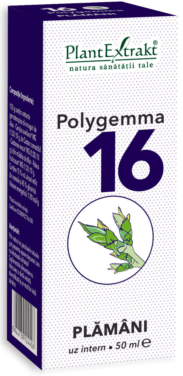 Polygemma 16, plămâni, 50 ml, plantextrakt