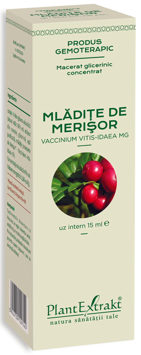 Mlădițe de merișor, 15 ml, plantextrakt