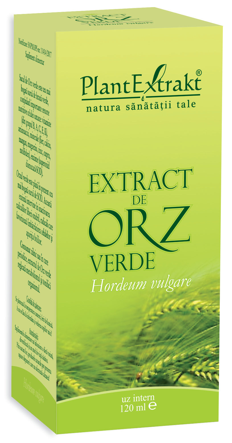 Extract de orz verde, 120 ml, plantextrakt