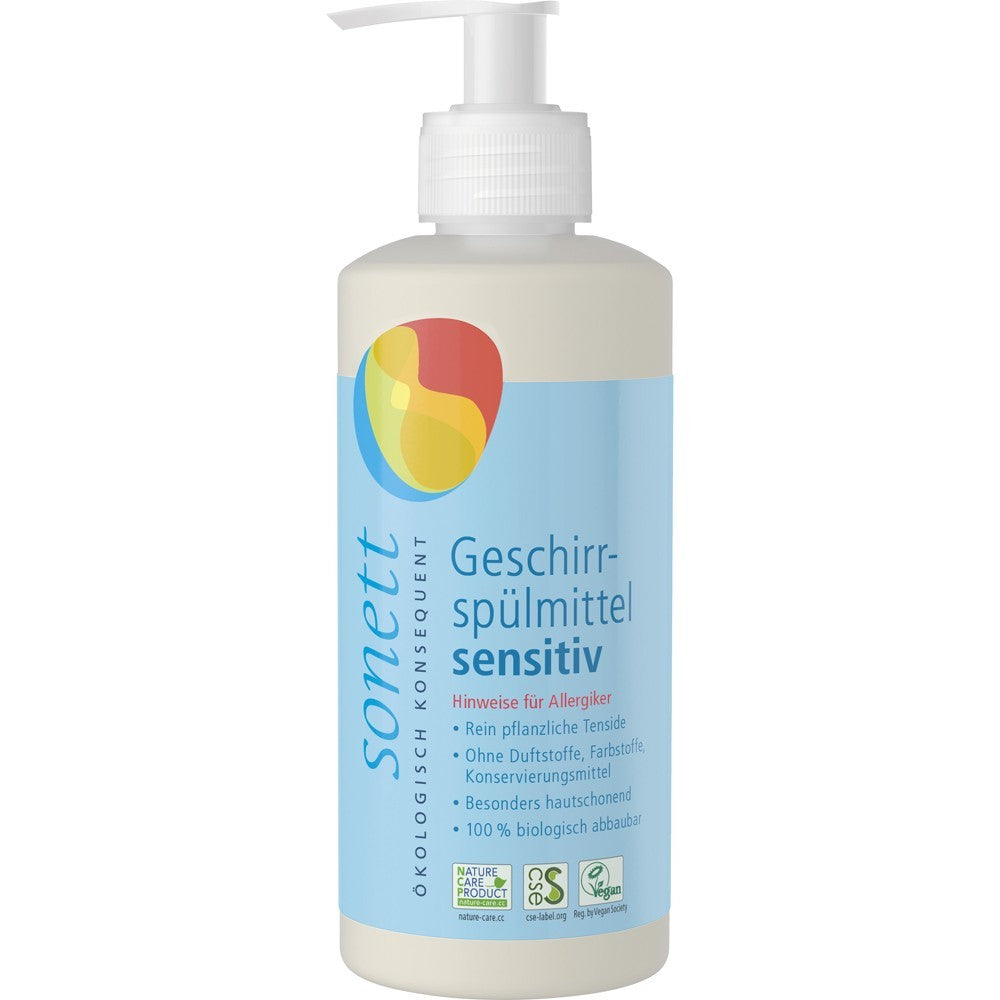 Detergent ecologic pt. Spalat vase , neutru, 300ml, sonett