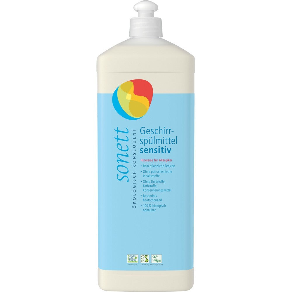 Detergent ecologic pt. Spalat vase , neutru, 1l, sonett
