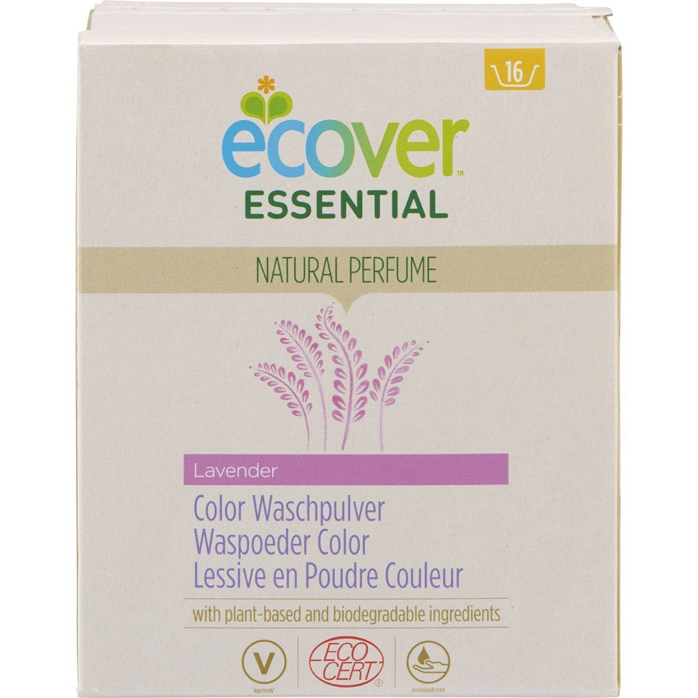 Detergent ecologic lavandă Ecover, 1,2kg, certificat ECOCERT, ingrediente biodegradabile.