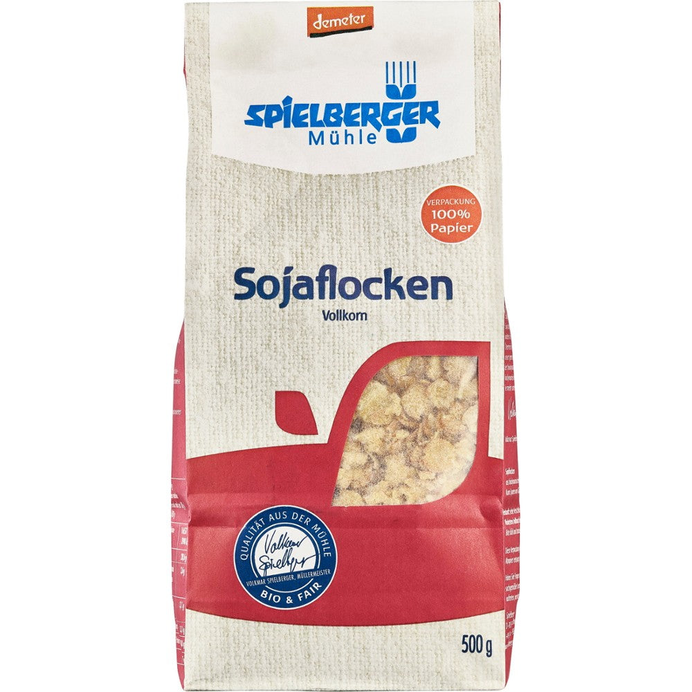 Fulgi de soia Demeter 500g Spielberger