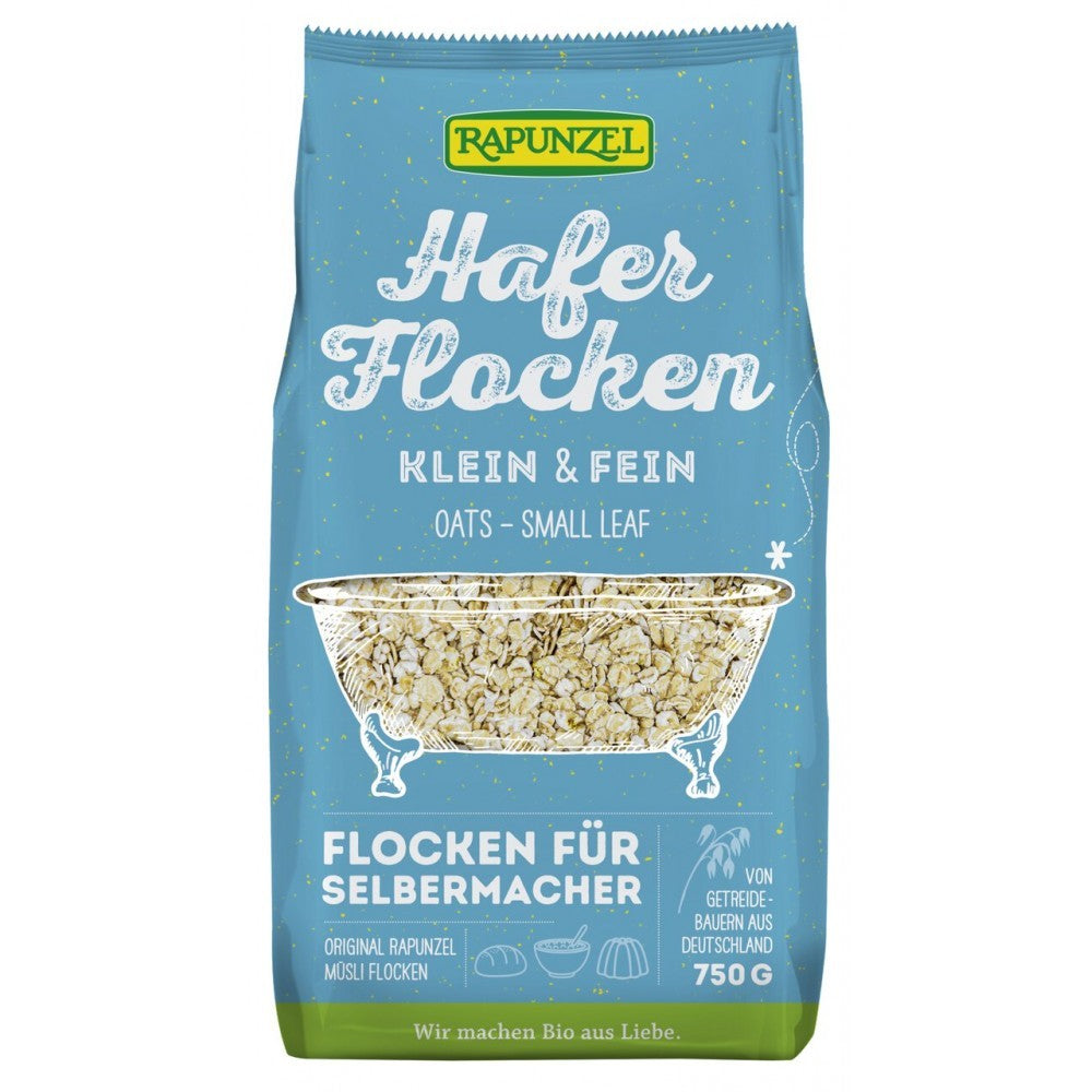 Fulgi mici de ovaz bio, 750g, rapunzel