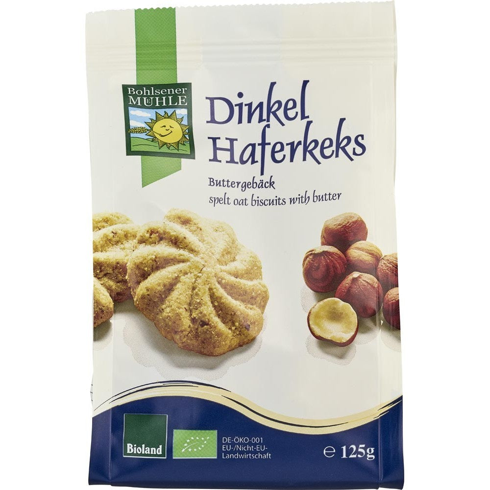 Fursecuri bio cu unt din ovaz si spelta 125g Bohlsener Muehle