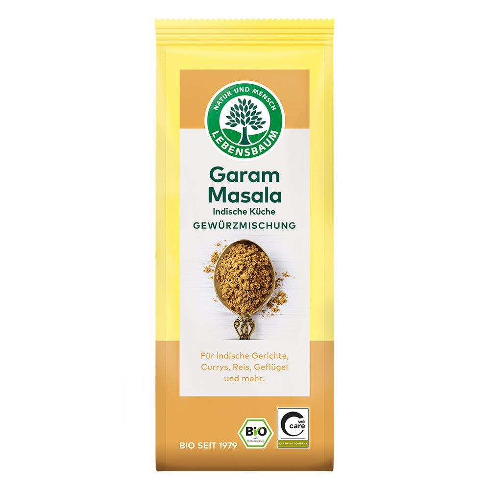 Garam Masala bio pentru bucataria Indiana 40g Lebensbaum