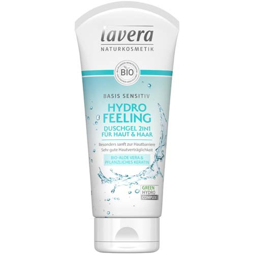 Gel de dus 2 in 1 sensitiv hydro feeling, 200ml, lavera