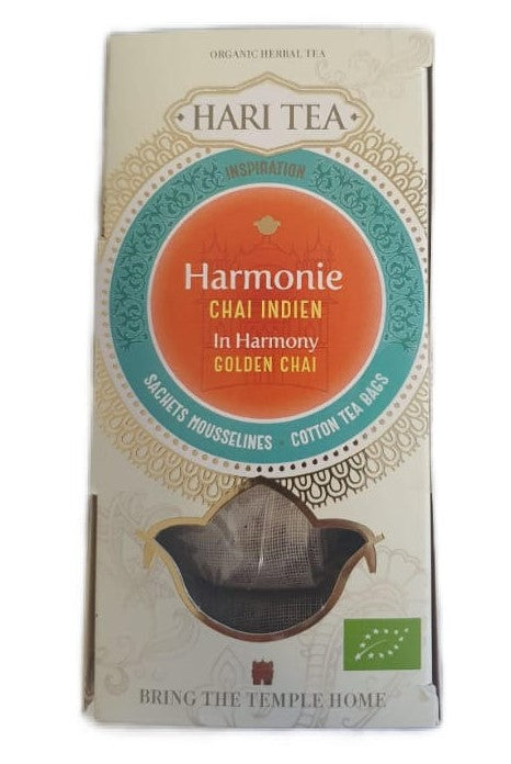 Ceai premium , in harmony , golden chai, bio, 10dz, Hari Tea