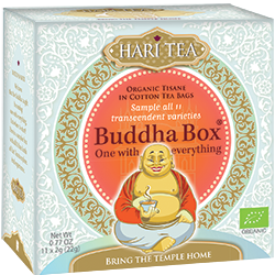 Ceai premium , budha box , cutie cu toate cele, 11 ceaiuri Hari Tea, bio, 11dz, Hari Tea