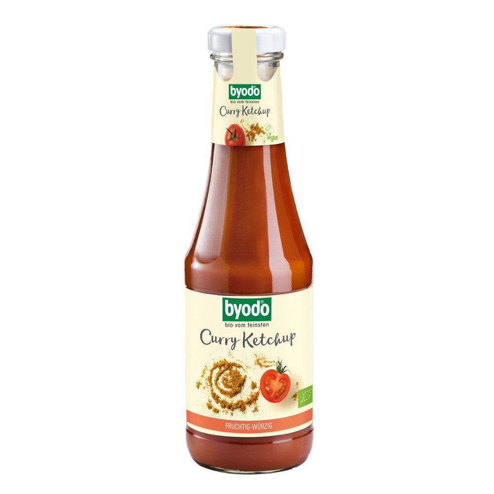 Ketchup curry bio fara gluten 500ml Byodo