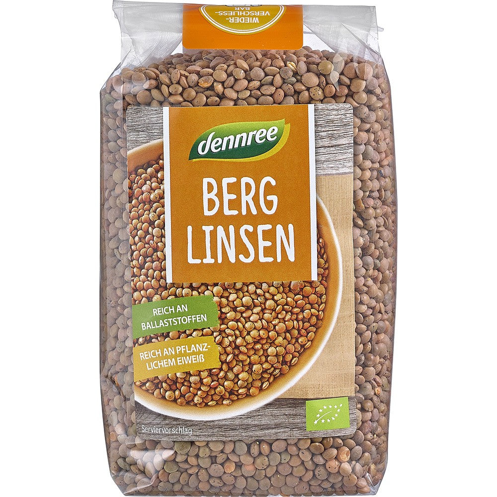 Linte maro 500g Dennree