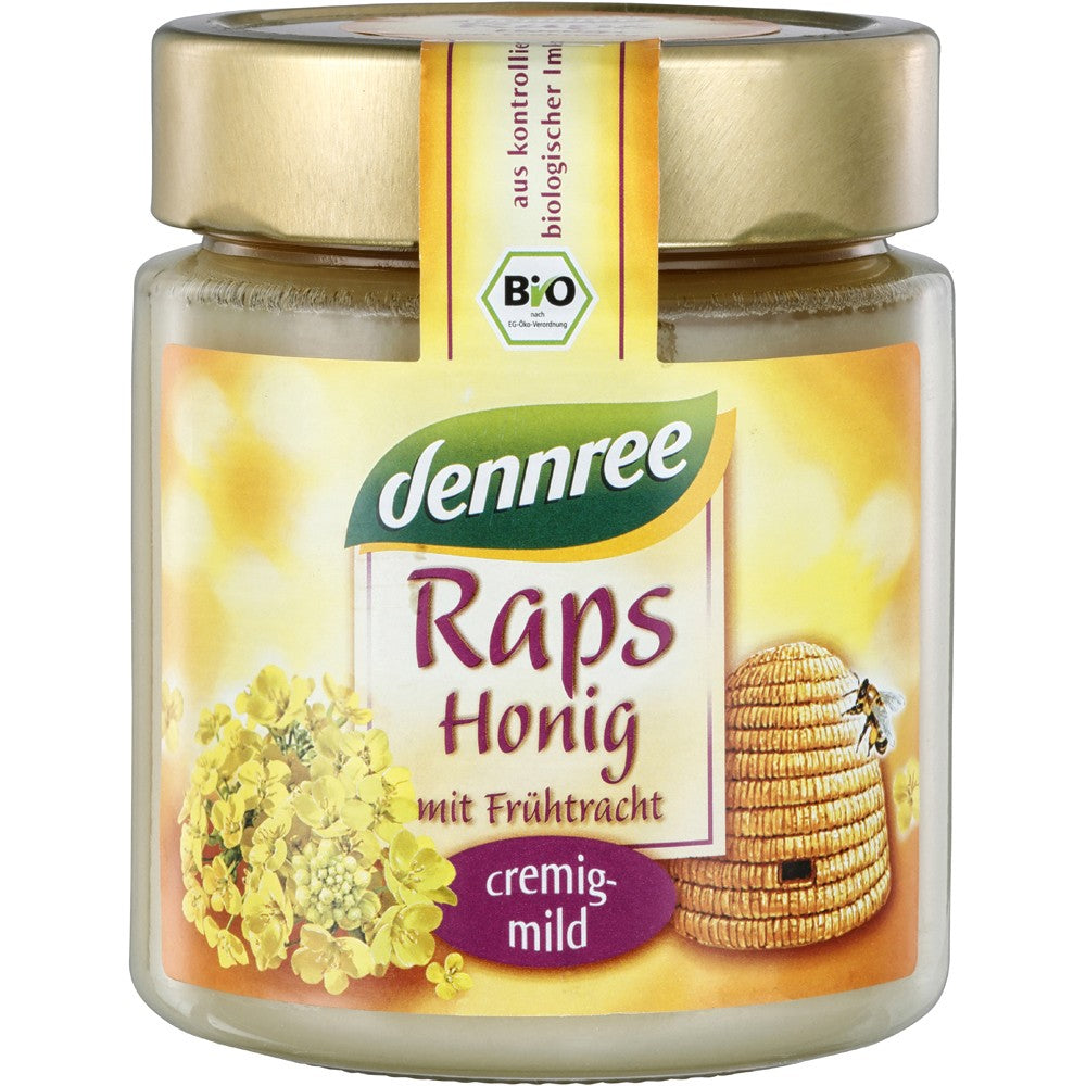 Miere cremoasa de rapita 500g Dennree