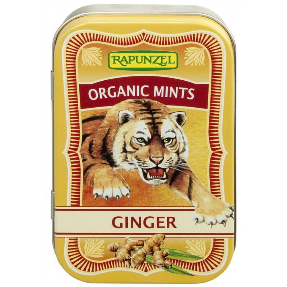 Mints drajeuri ecologice ghimbir HIH 50g Rapunzel