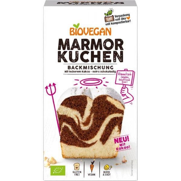 Mix pentru chec marmorat fara gluten, 380g, biovegan