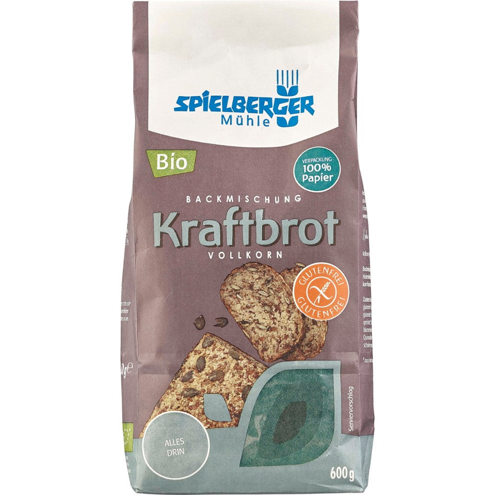 Mix bio pentru paine cu seminte fara gluten 600g Spielberger
