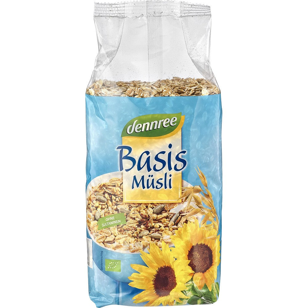 Musli de baza integral 750g Dennree