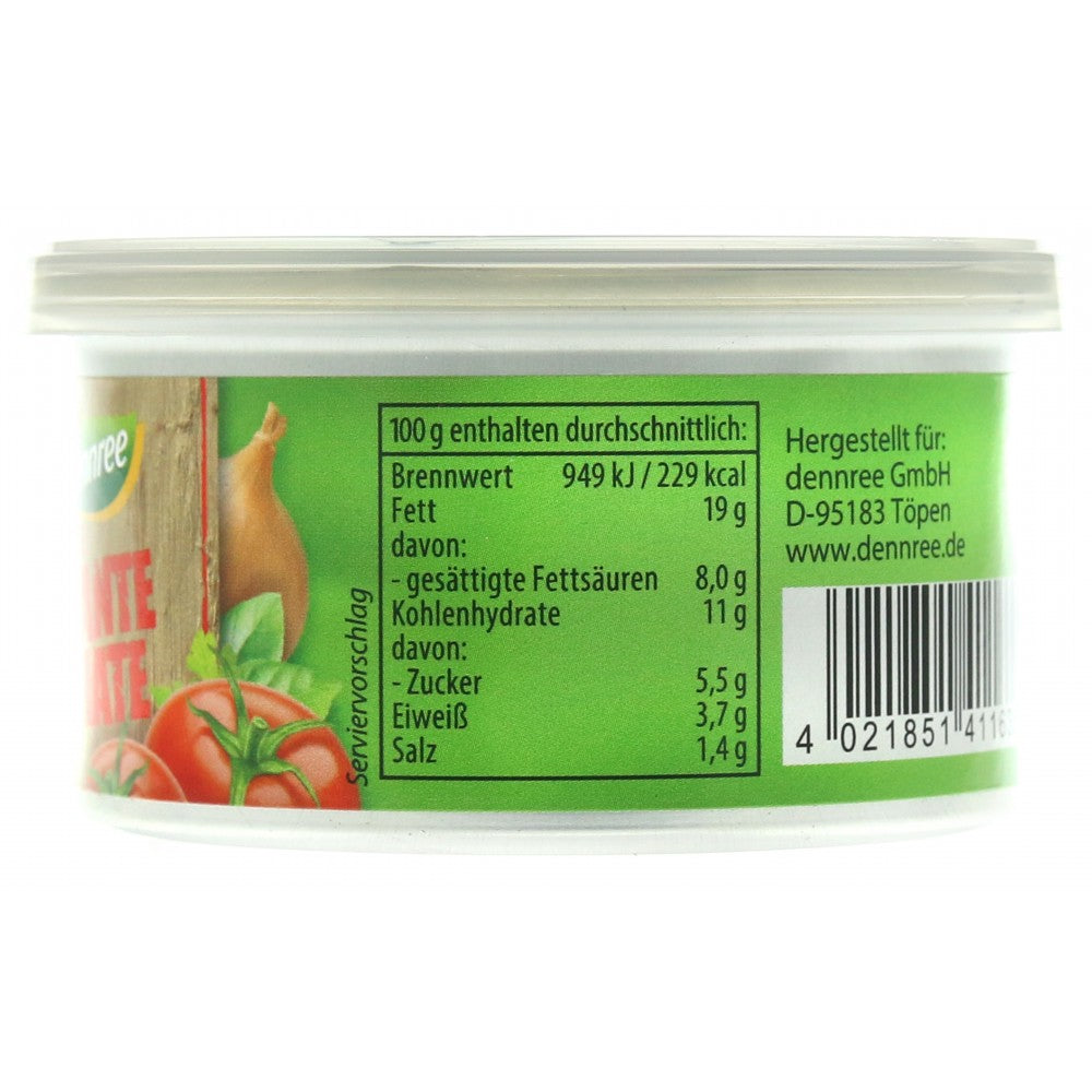 Pate bio picant cu tomate, 125g, dennree