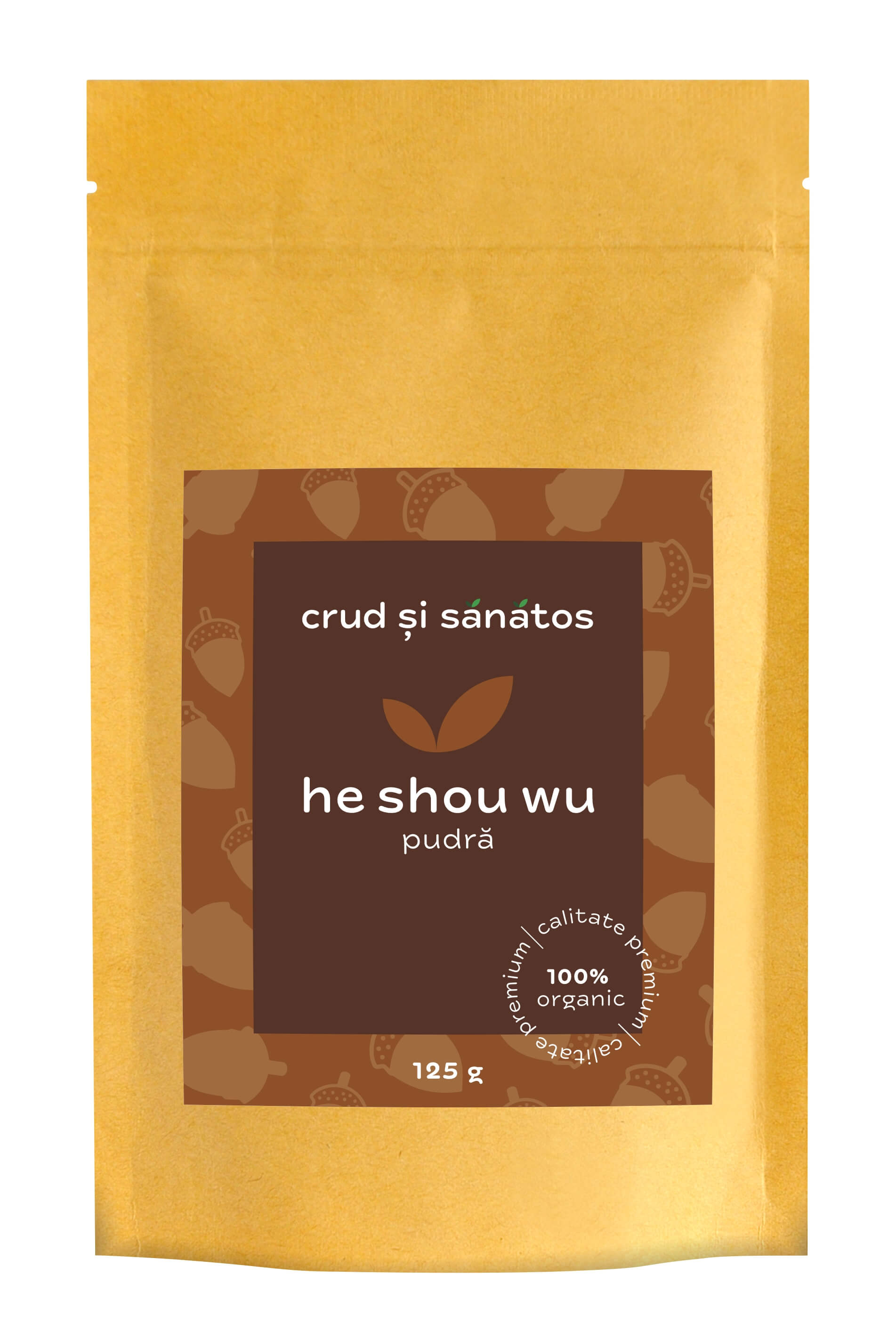 He shou wu (fo-ti) pudra, bio, 125g, crud si sanatos