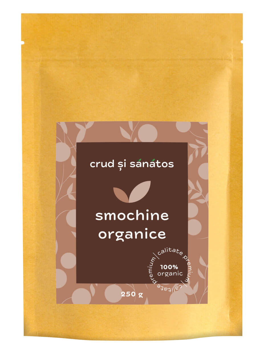 Smochine deshidratate, bio, 250g, crud si sanatos