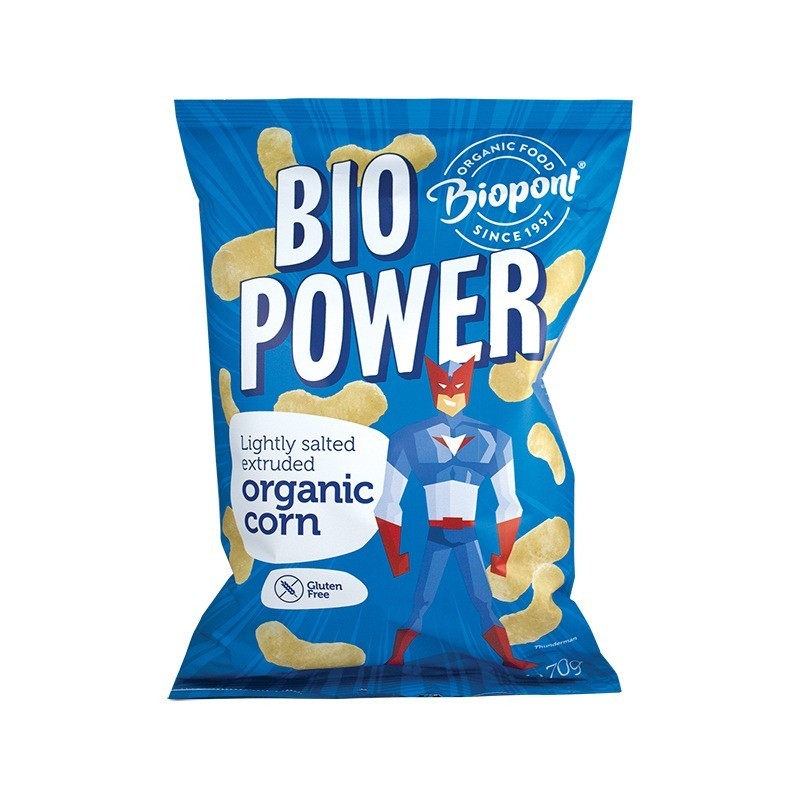 Pufuleti usor sarati bio power - bio 70g biopont